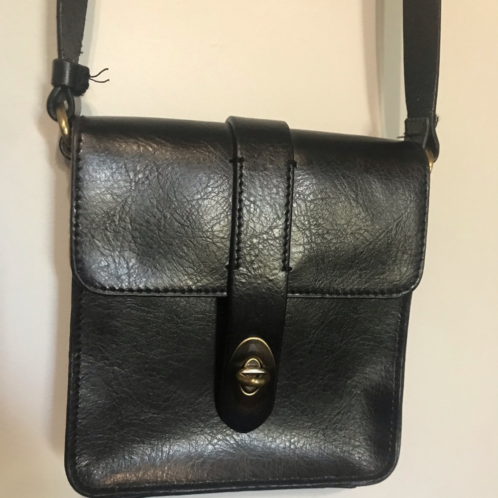 Small Black Leather Bag